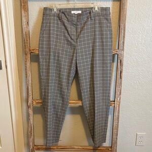 Loft Gray Checkered Women’s Pants